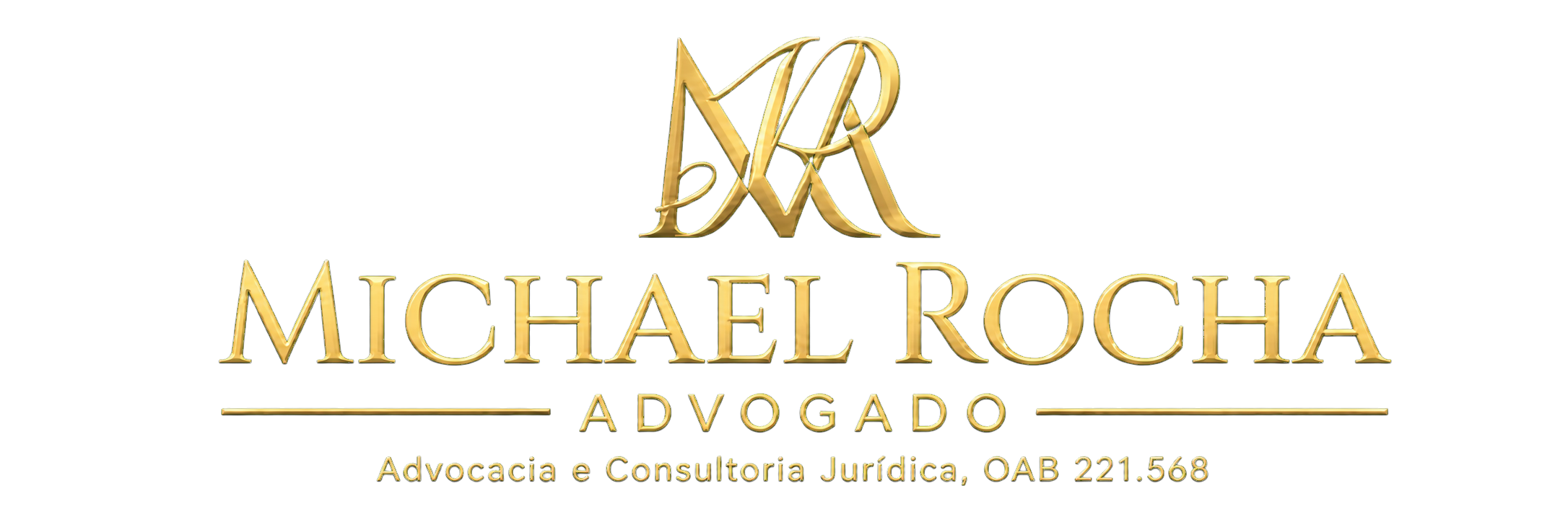 Logotipo Michael Rocha Advogado